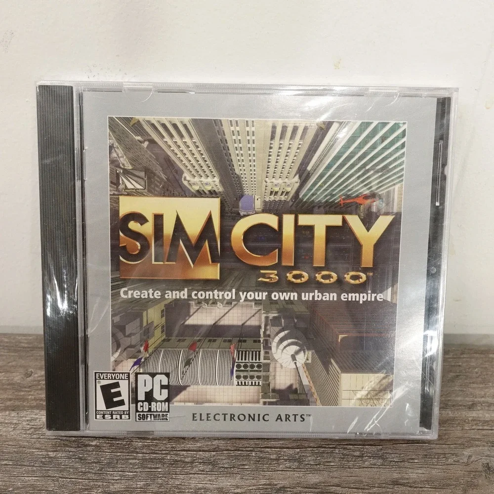 Electronic Arts SimCity 3000 PC Game OS N/A Silver New Sealed Vintage Maxis